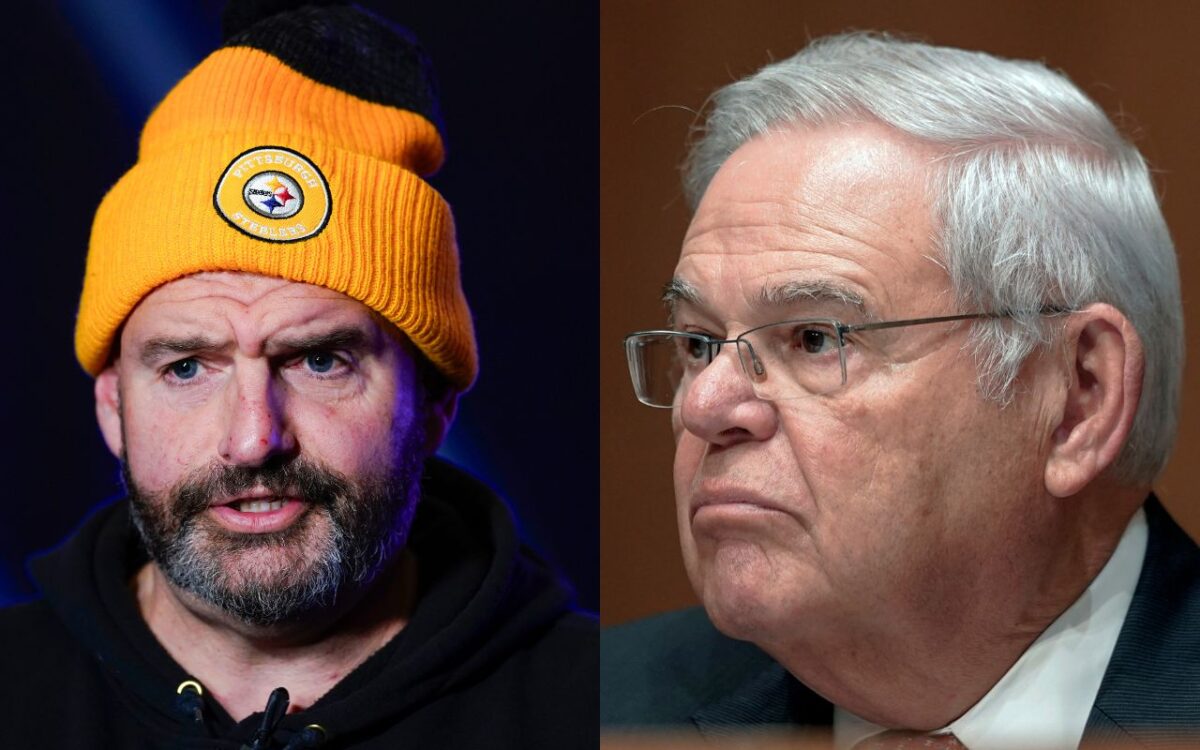 John Fetterman and Bob Menendez