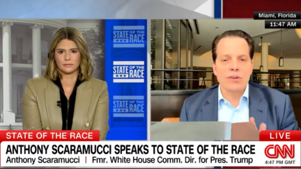 Kasie Hunt and Anthony Scaramucci