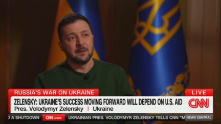 Volodymyr Zelensky on CNN