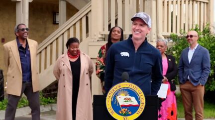 Gavin Newsom Laughs At Reporter Asking If Biden Has Better Chance of Beating Trump ‘Than You’ During Press Conference