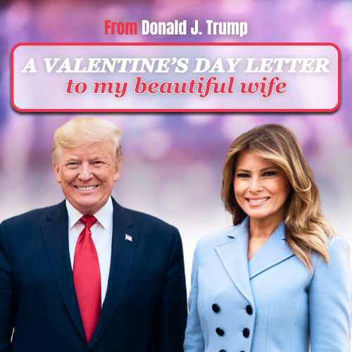 Donald Trump Melania Trump valentine