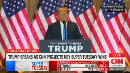 Donald Trump's Super Tuesday victory speech