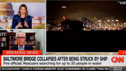 CNN Anchor Says We Shouldn’t Be Irresponsible Or Speculate – Second Before Asking If Key Bridge Collision Could Be Deliberate-2024-03-26 b