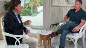 Tucker Carlson and Chris Cuomo