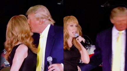 Video Of Trump Event Where Kathy Griffin Now Claims She First Noticed Trump Smelled Bad