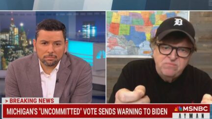 Michael Moore Says 'Uncommitted' Voters Tried to 'Save' Biden From Himself