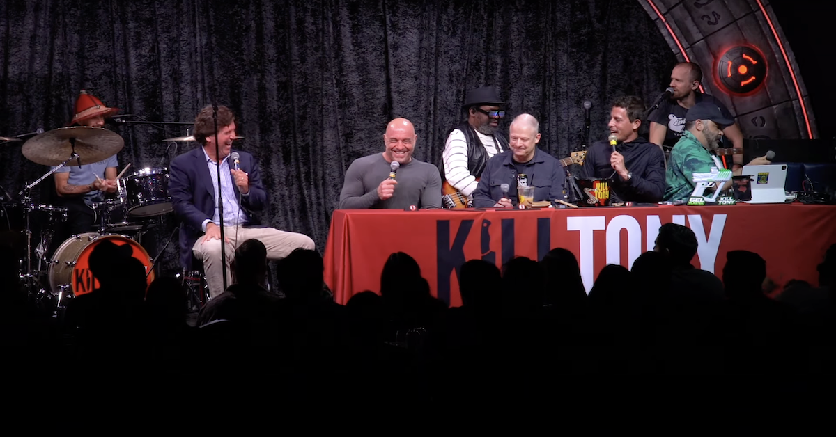 WATCH Tucker Carlson Gets Big Applause at Joe Rogan's Comedy Club 