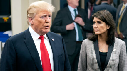 Donald Trump and Nikki Haley