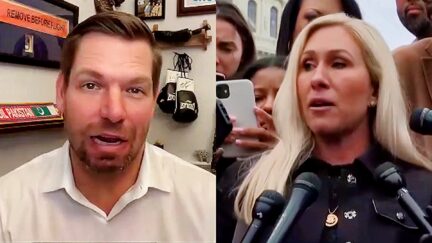 'Marjorie Taylor Greene Is Full Of Sht!' Eric Swalwell Lashes Out At Reporters Giving MTG Attention Over Speaker Threat