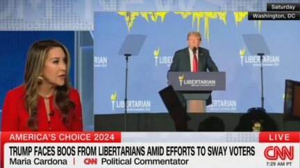 Maria Cardona Tears Apart Trump's Handling of Booing Libertarians