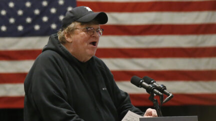 Michael Moore Vows 'We're Not Going to Let Biden Get Away with This'