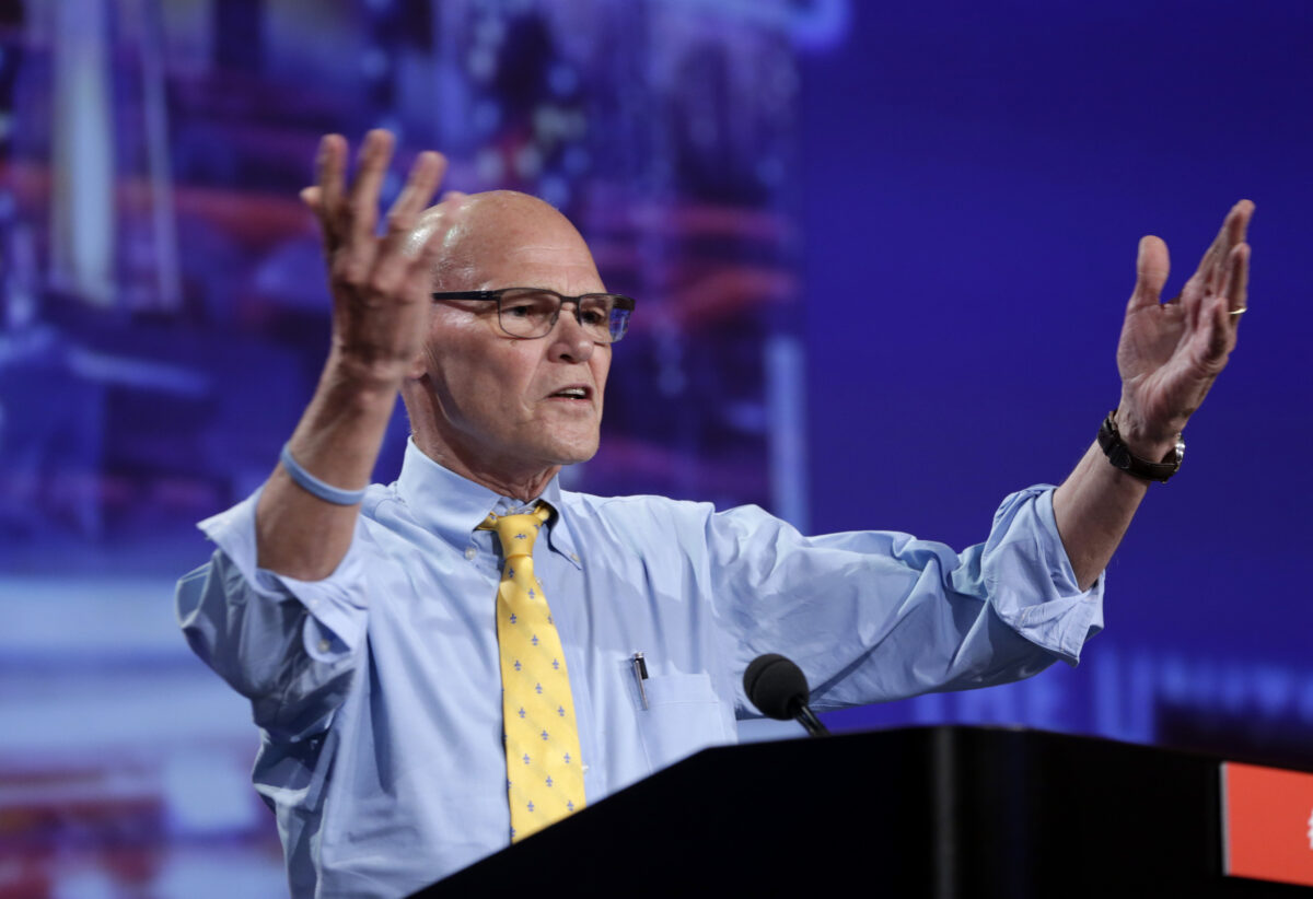 James Carville Advises Donors to Freeze Contributions to Candidates