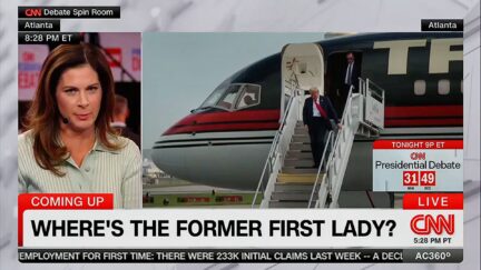 CNN Breaks News On 'Whereabouts Of Melania Trump' On Debate Night