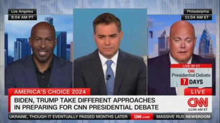 Van Jones, Jim Acosta, and Jim Schultz