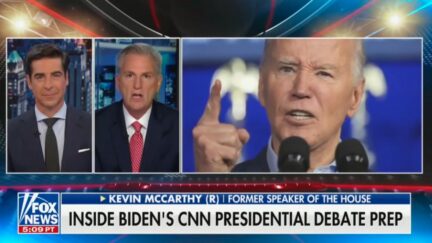 Jesse Watters and Kevin McCarthy