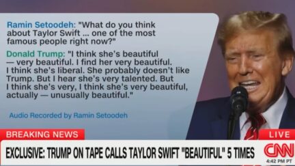 Trump Taylor Swift audio