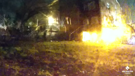 Police footage of 2023 Arlington house explosion