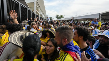 Fans at Copa America final at Hard Rock Stadium