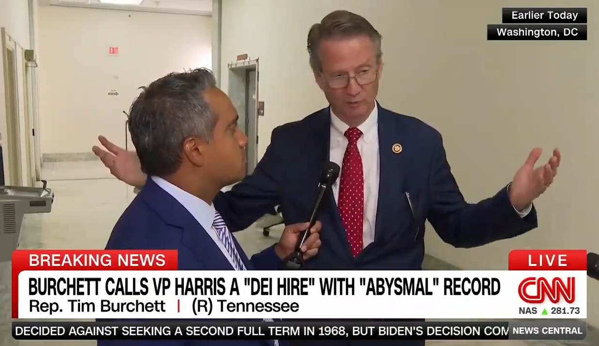 Tim Burchett Regrets Kamala 'DEI' Comment, But Says It's 'Truth'