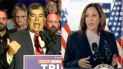 Team Harris Hits Back At Rally Warning Of 'Civil War' If Trump Loses — With Bikers For Trump Leading The Charge