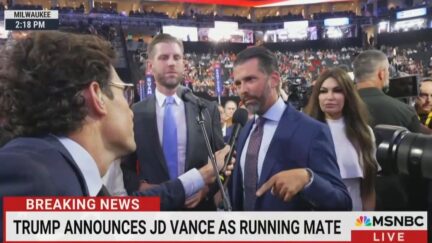Don Jr. Rips MSNBC Reporter at RNC