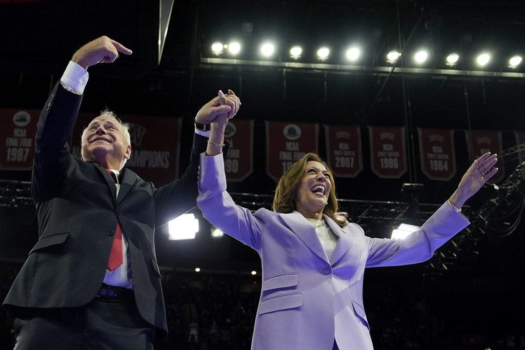 Tim Walz and Kamala Harris