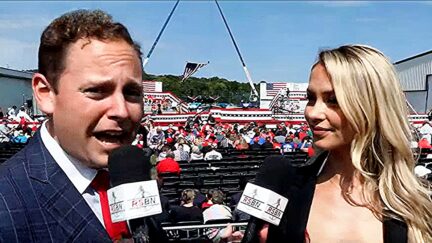 'President Trump Is A Rock Star!' Trump TV Host Gushes About Crowd Before Rally As Fans Filter In — After Obama 'Size' Jab