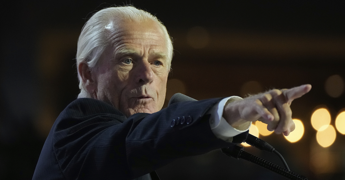 Peter Navarro Tells Republicans to 'Shut Up' with Kamala Harris Attacks