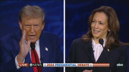 Trump yelling at debate that Biden hates her