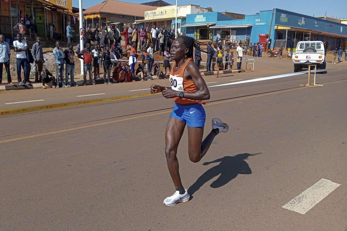 Ugandan distance runner Rebecca Cheptegei
