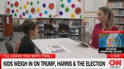 Kids Trash Harris, Trump on CNN
