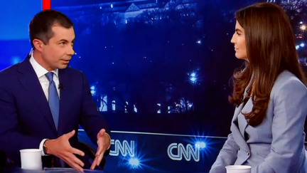 'He Got Beat!' CNN's Kaitlan Collins Asks Pete Buttigieg Trump Back Out Of Debating Kamala Harris-2024-09-12.jpj