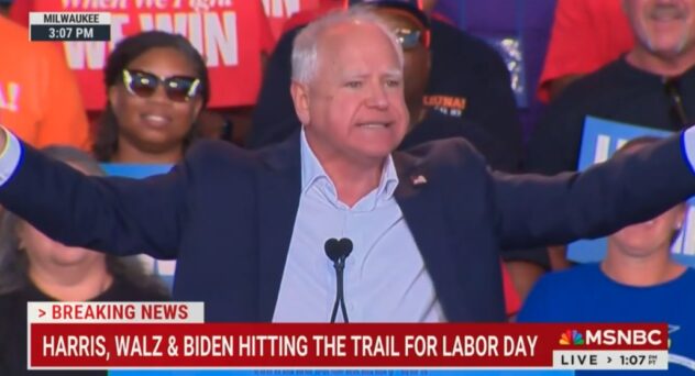 Tim Walz in Wisconsin