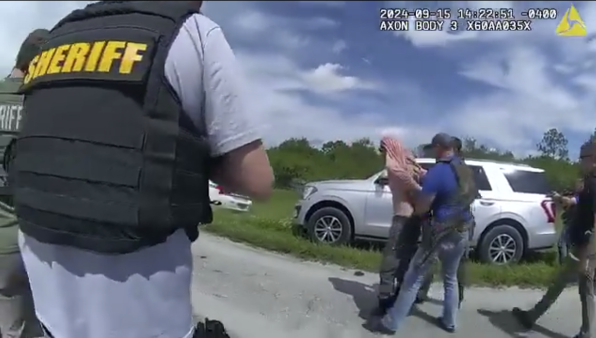 Body Cam Footage Showing Arrest of Would-Be Trump Assassin Released by Martin County Sheriff