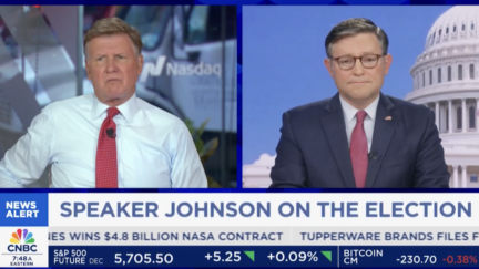 Joe Kernen, Mike Johnson Jump On Harris's Lack of Media