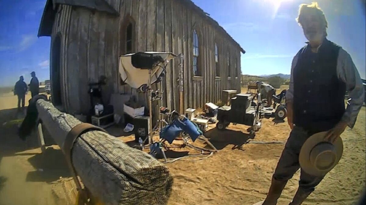 Images from Rust movie set after shooting