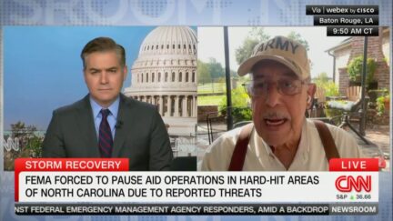 Jim Acosta interviewing Russel L Honoré