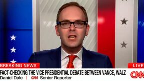 CNN's Daniel Dale Swoops In To Fact-Check False Claims From JD Vance And Tim Walz At VP Debate-2024-10-01