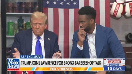 Donald Trump and Lawrence Jones