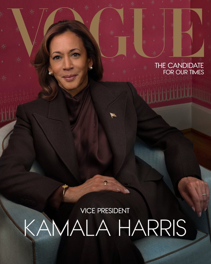 Vogue Puts Kamala Harris On its Cover for Final Pre-Election Day Issue: ‘Candidate Of Our Times’ (mediaite.com)