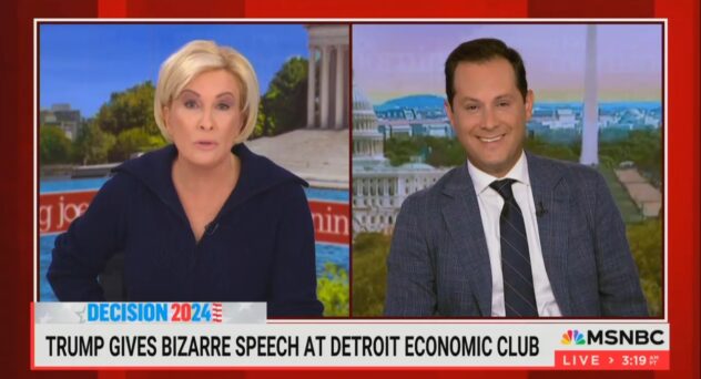 Mika Brzezinski Goes OFF On ‘Aging Bullsh*t Artist’ Trump In Detroit Speech Takedown: ‘Hateful, Racist, Bigoted, Tired Narcissist!’ (mediaite.com)