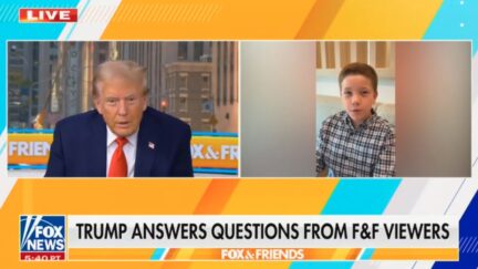 Trump and little kid