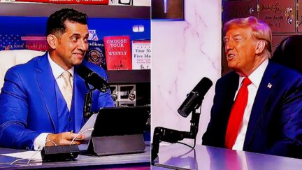 Trump And Podcast Host Attack 'Apparently Black' Kamala Harris In Bit Questioning Racial Identity