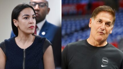 AOC Promises 'Out and Out Brawl' Over Mark Cuban's Recommendation to Harris