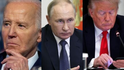 Joe Biden, Vladimir Putin, Donald Trump