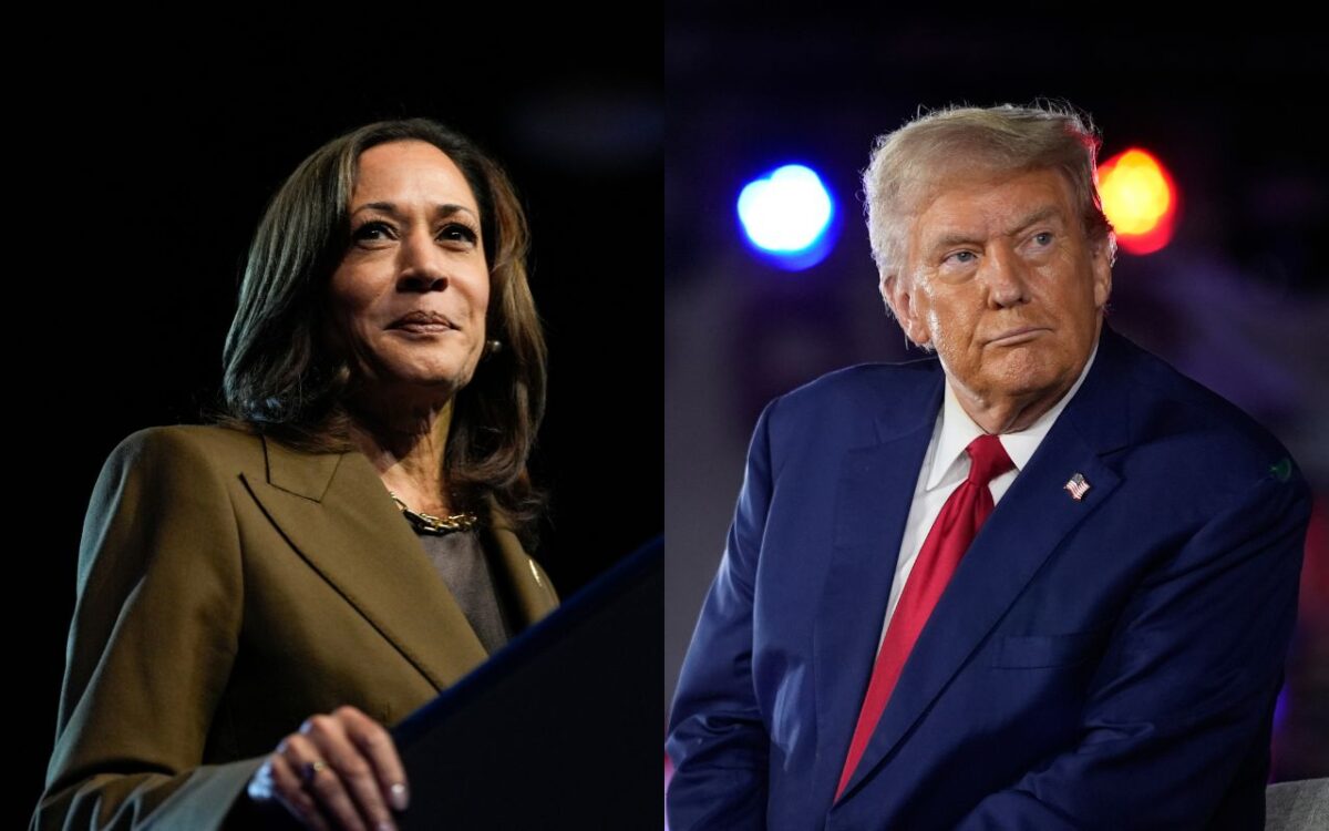 Kamala Harris and Donald Trump