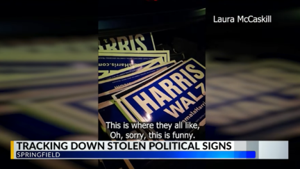 Stolen campaign signs
