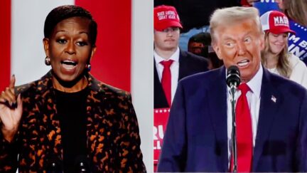 'Am I Allowed To Hit Her Now' Trump Tells Rally Crowd He Wanted To 'Hit Back' At Michelle Obama Criticisms