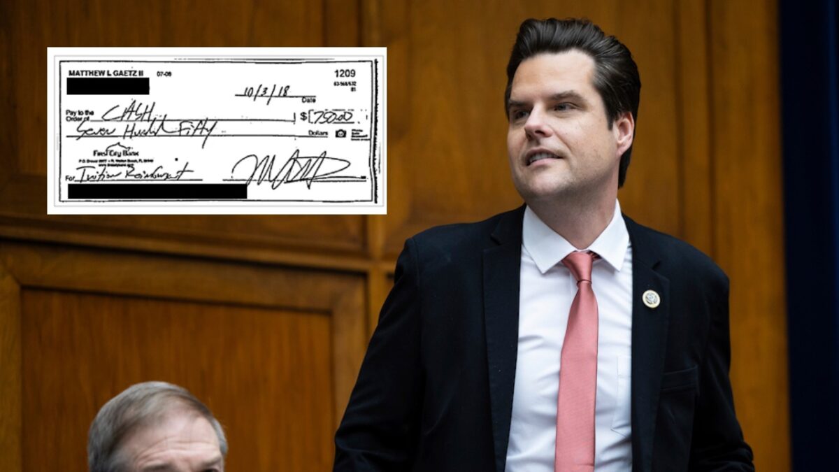 JUST IN: Matt Gaetz Allegedly Paid Over $10,000 to Witnesses in House Probe, Leaked Records Show