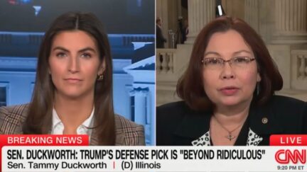 Kaitlan Collins and Tammy Duckworth